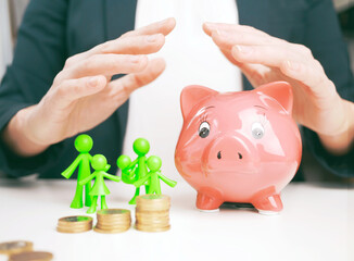 Inflation and hyperinflation financial concept. Property tax and money leverage. falling salaries...
