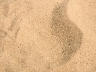 Fototapeta na wymiar The texture of a sandy beach wave, a place for text