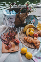 A couple on a picnic
