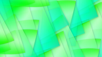 Obraz premium green light glass crystal abstract background