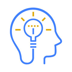 Brainstorming, head, idea icon