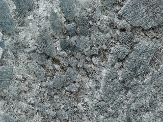 broken and mutilated windows from broken windows in Vinnytsia during an explosion from a Russian rocket