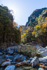 みたらい渓谷（奈良県天川村）の紅葉