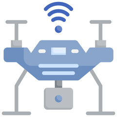 CAMERA DRONE flat icon,linear,outline,graphic,illustration