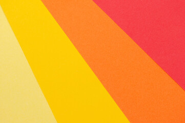 Spector red, orange and yellow colors. Paper colorful background