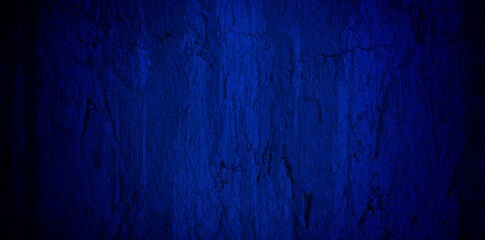 scary dark blue grunge texture for background. dark blue wall horror concept