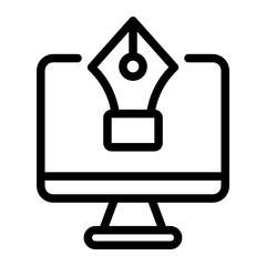 graphic tool line icon