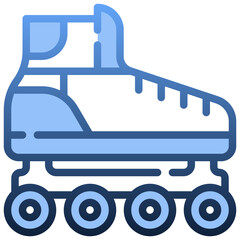 ROLLER SKATES Gradient icon,linear,outline,graphic,illustration