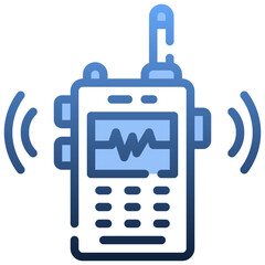 WALKIE TALKIE Gradient icon,linear,outline,graphic,illustration