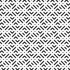 Vector seamless pattern with geometric line and dot