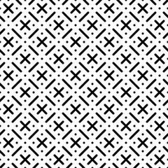 Vector seamless pattern with geometric line and dot