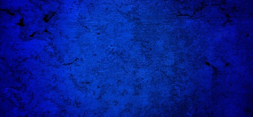 scary dark blue grunge texture for background. dark blue wall horror concept