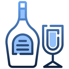BRANDY Gradient icon,linear,outline,graphic,illustration