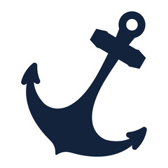 anchor marine silhouette