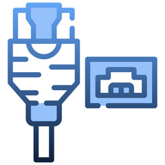 ETHERNET Gradient icon,linear,outline,graphic,illustration
