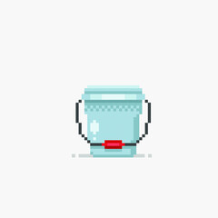 paint bucket in pixel art style © Pixeleart