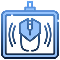 MOUSE PAD Gradient icon,linear,outline,graphic,illustration