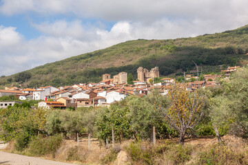 Landscape of Aldeanueva de la Vera, Caceres. Extremadura. Spain.