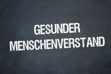 Gesunder Menschenverstand