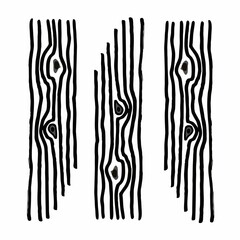 Freehand drawings of plants on a white background. Black brush drawing of flowers and field plants. Careless graphics with a black felt-tip pen. GRUNGE