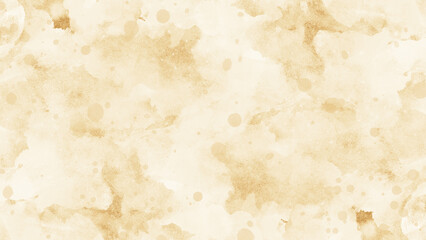 Colorful orange fire unicorn girly grunge on paper texture. Art paint blots background. Fantasy fire light yellow watercolor bokeh paper texture. Beautiful grunge with dots. Space for text. 