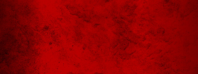Red abstract lava stone texture background, dark red rough grainy stone or concrete wall texture background, red background with faint texture and bright center and vignette border.