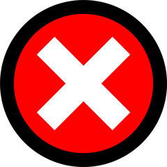 cross in the center of the circle