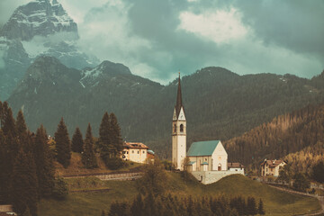 Fototapeta premium beautiful landscape of the dolomites