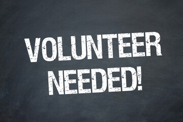 Volunteer needed!