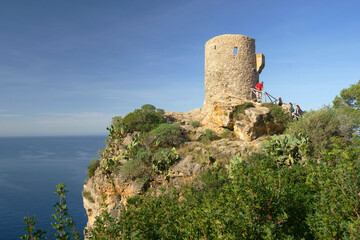 Fototapeta na wymiar Torre de Es Verger(s.XVI).Banyalbufar.Tramuntana.Mallorca.Baleares.España.