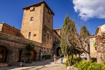 Fototapeta na wymiar Palacio del Rey Sanç, edificado en 1309 por Jaime II, Valldemossa, Mallorca, Balearic islands, spain