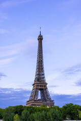 Fototapeta na wymiar Eiffel Tower - Paris. Paris Eiffel tower France travel landmark. 