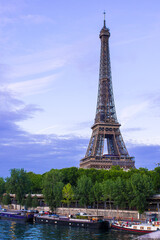 Eiffel Tower - Paris. Paris Eiffel tower France travel landmark. 