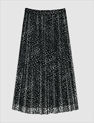 PERMA PLEAT CHIFFON SKIRTS FOR WOMEN AND TEENS IN EDITABLE VECTOR FILE