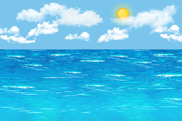 Tropical  sea landscape