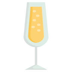 MOCKCHAMPAGNE flat icon,linear,outline,graphic,illustration