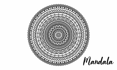 Mandala Coloring Page for Adult & Kids