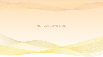 Abstract background with waves peach color. Landing page background