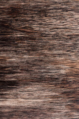 Fototapeta premium Brown wooden background. Top view. Copy space.