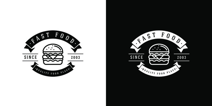 Illustration Of Burger And Soft Drink Takeout-vector Design Food Logo PNG  Images | AI Free Download - Pikbest