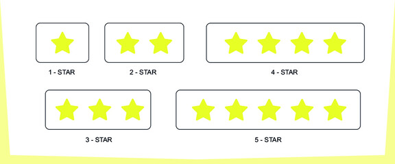 Set of star icon. Star icon suitable for your web page. Available for editing, drawing, and coloring. EPS 10