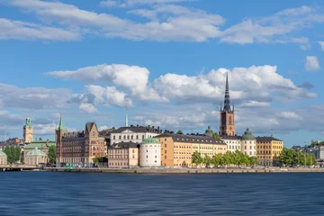 Poster Stockholm skyline in Old Town (Gamla Stan), Sweden © bbsferrari