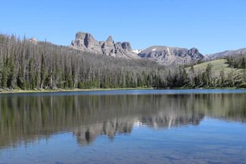 mountains at Bog lake
