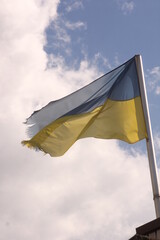 flag waving in the wind