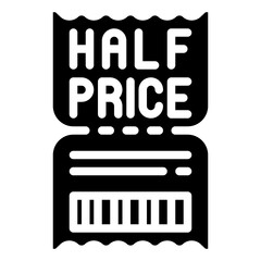 COUPON glyph icon,linear,outline,graphic,illustration