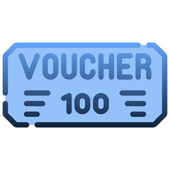 VOUCHER Gradient icon,linear,outline,graphic,illustration