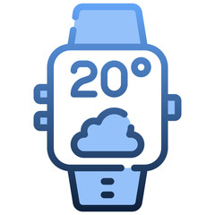 SMARTWATCH Gradient icon,linear,outline,graphic,illustration
