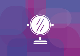 Mirror outline icon line icon.vector illustration design