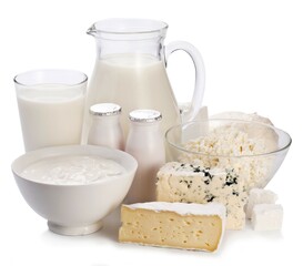 dairy products and milk