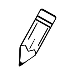 Pencil flat icon Vector